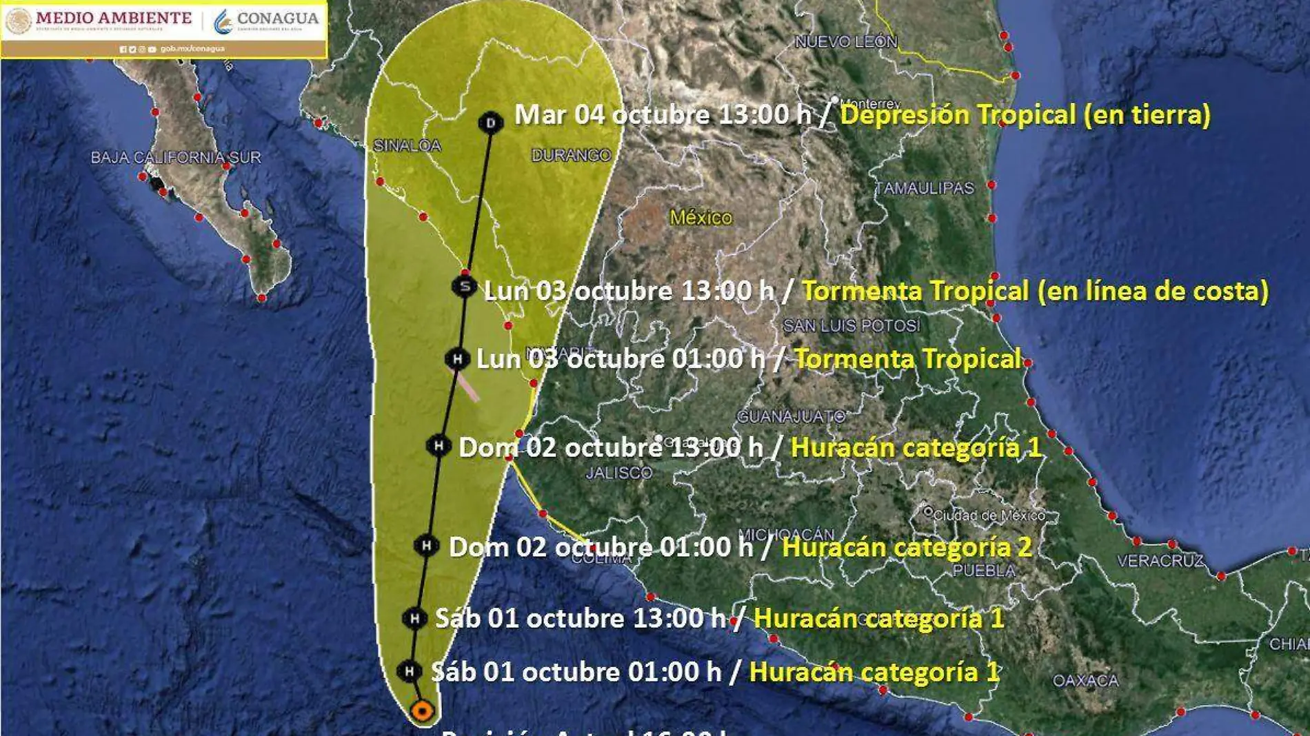 Tormenta tropical Orlene